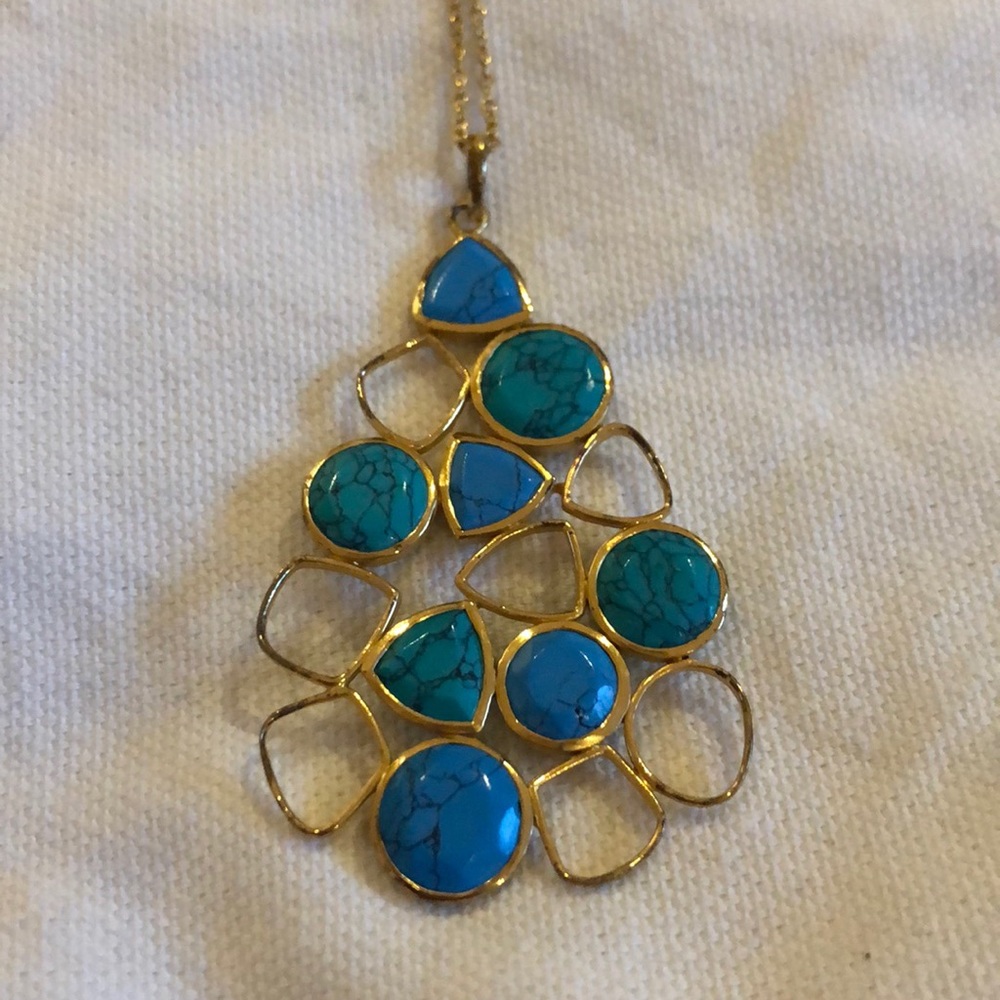 Argentine Vivo semi-previous stone pendant